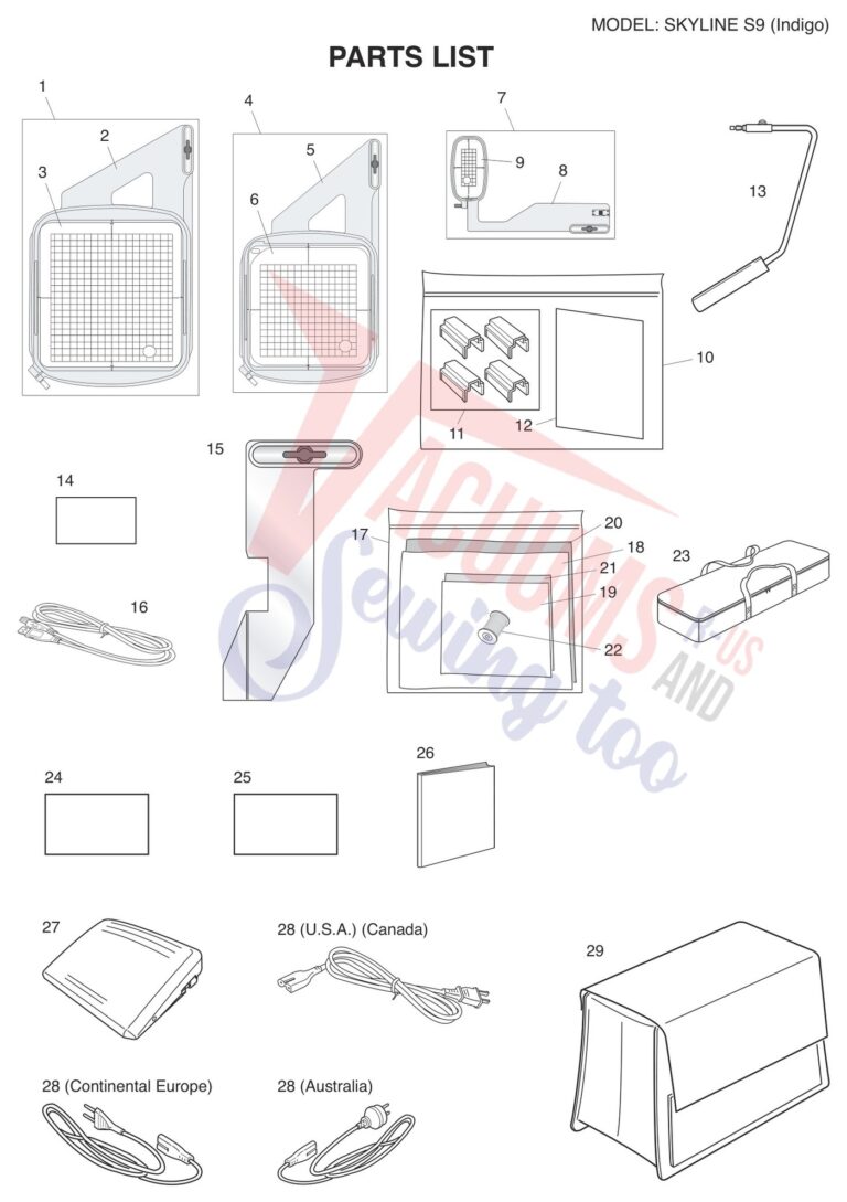 Janome SKS9-I V1.1 schematic page 7 preview