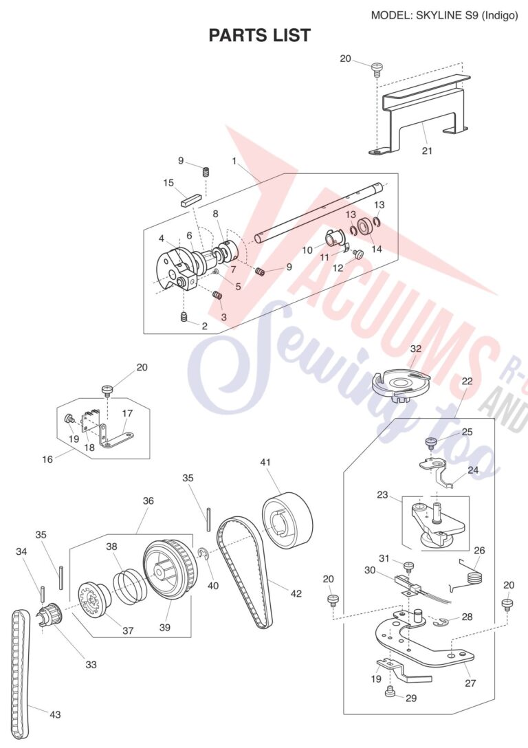Janome SKS9-I V1.1 schematic page 13 preview