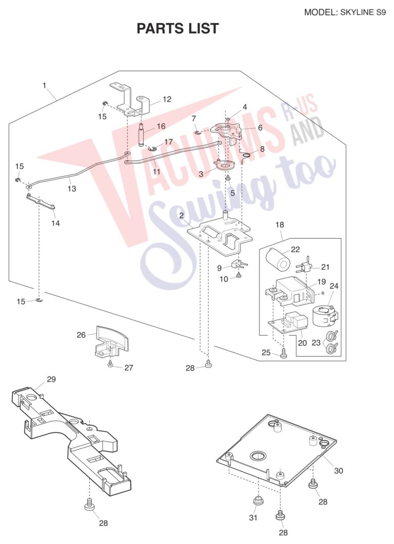 Janome Memorycraft Skyline S9 v1.1 schematic page 2 preview