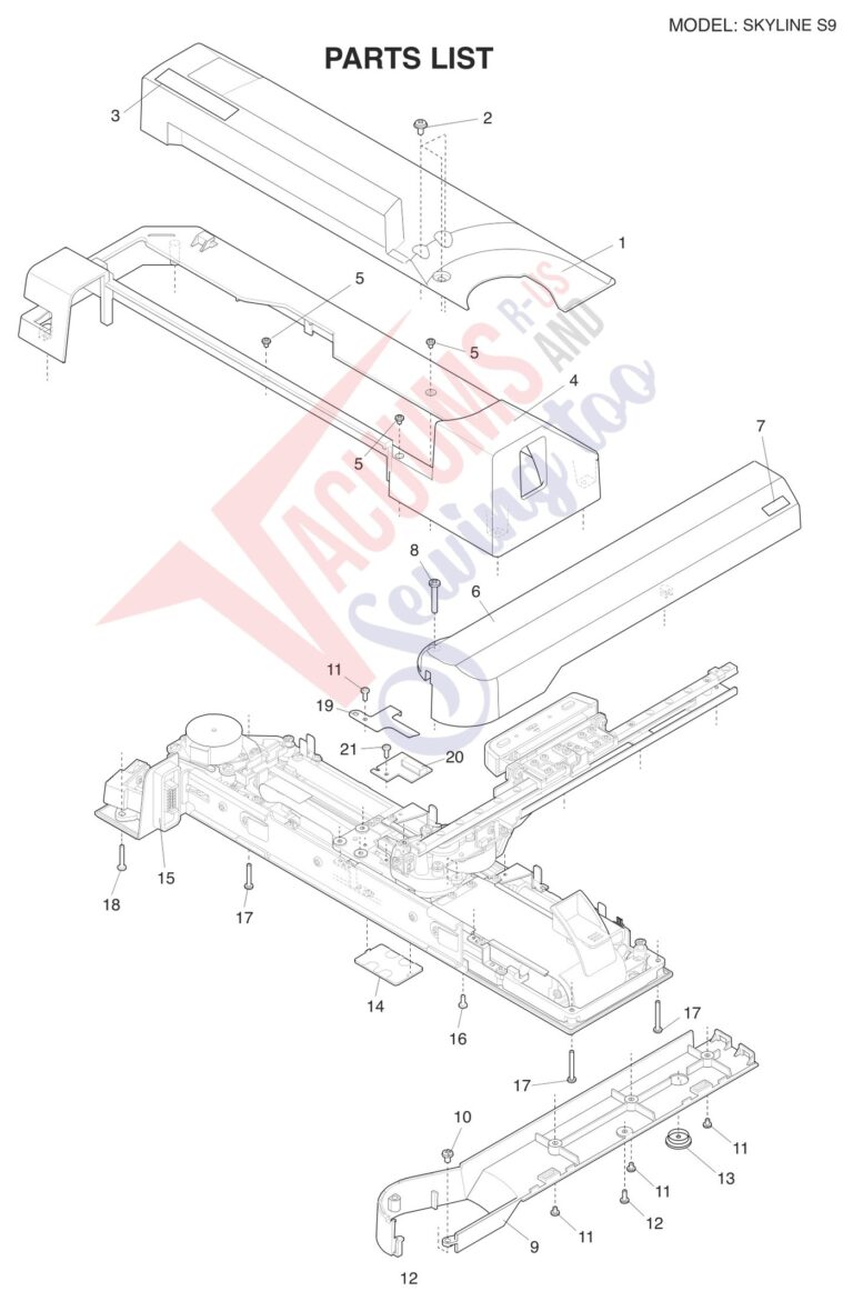 Janome Memorycraft Skyline S9 v1.1 schematic page 4 preview
