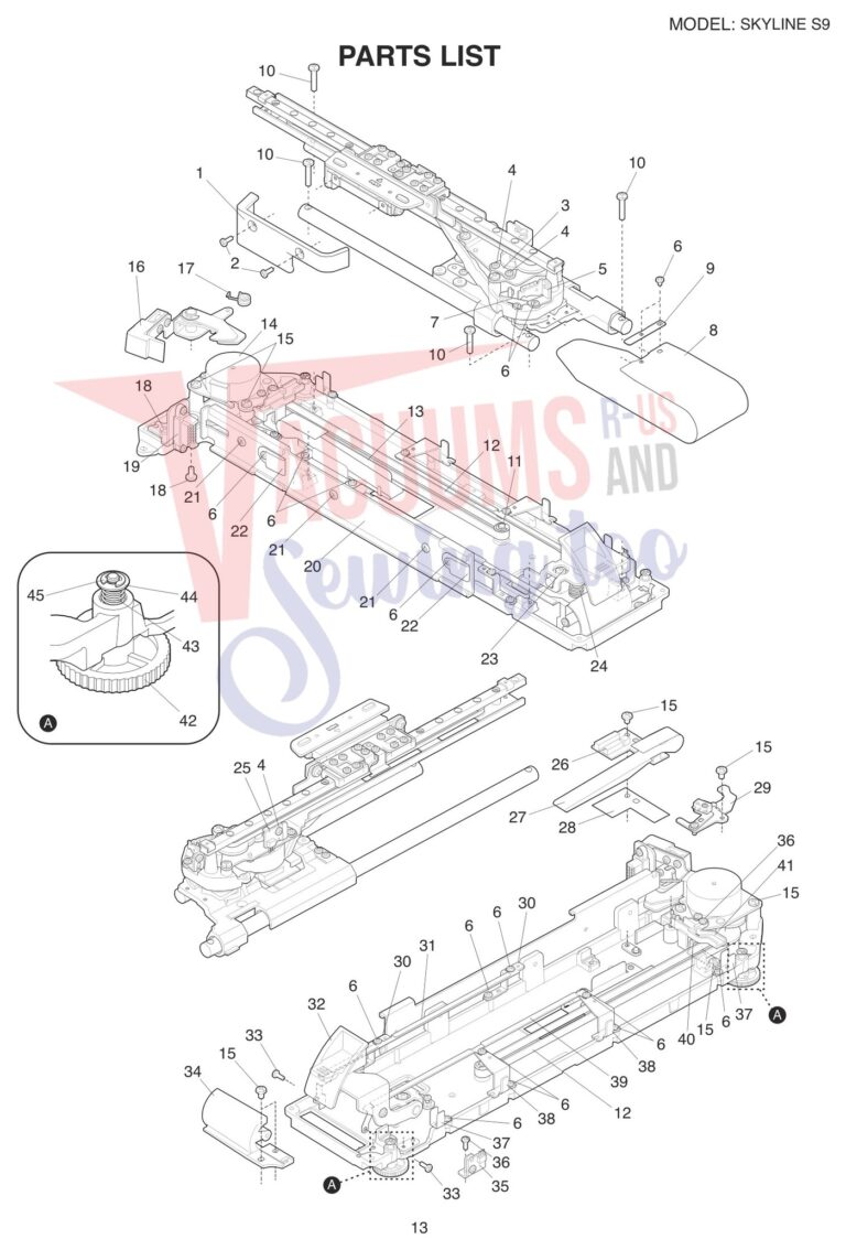 Janome Memorycraft Skyline S9 v1.1 schematic page 5 preview