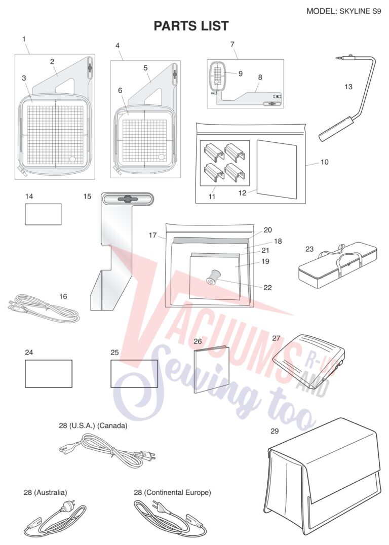 Janome Memorycraft Skyline S9 v1.1 schematic page 7 preview