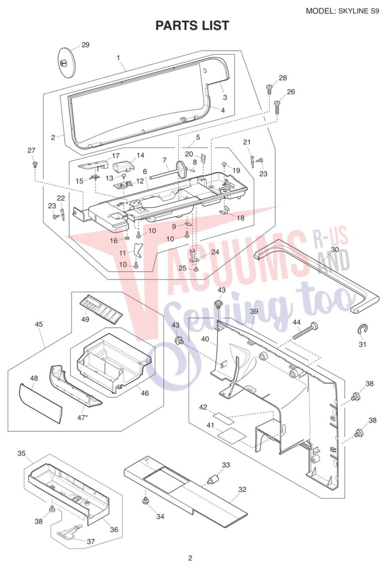 Janome Memorycraft Skyline S9 v1.1 schematic page 8 preview