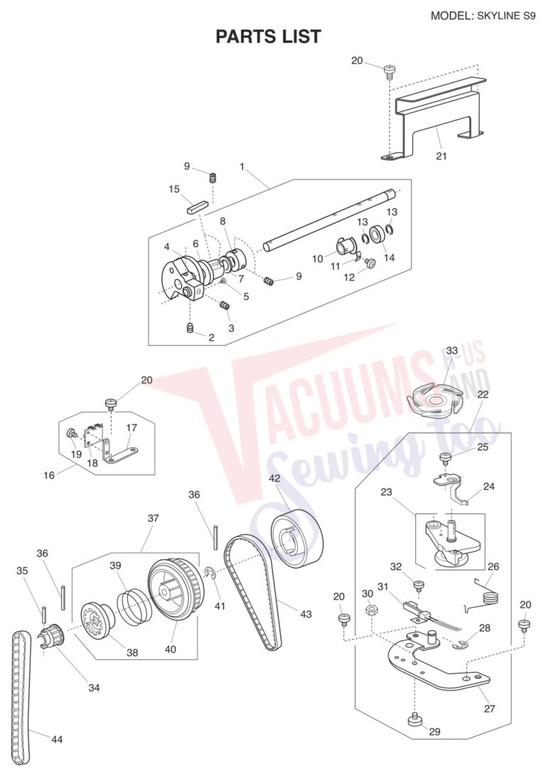 Janome Memorycraft Skyline S9 v1.1 schematic page 13 preview
