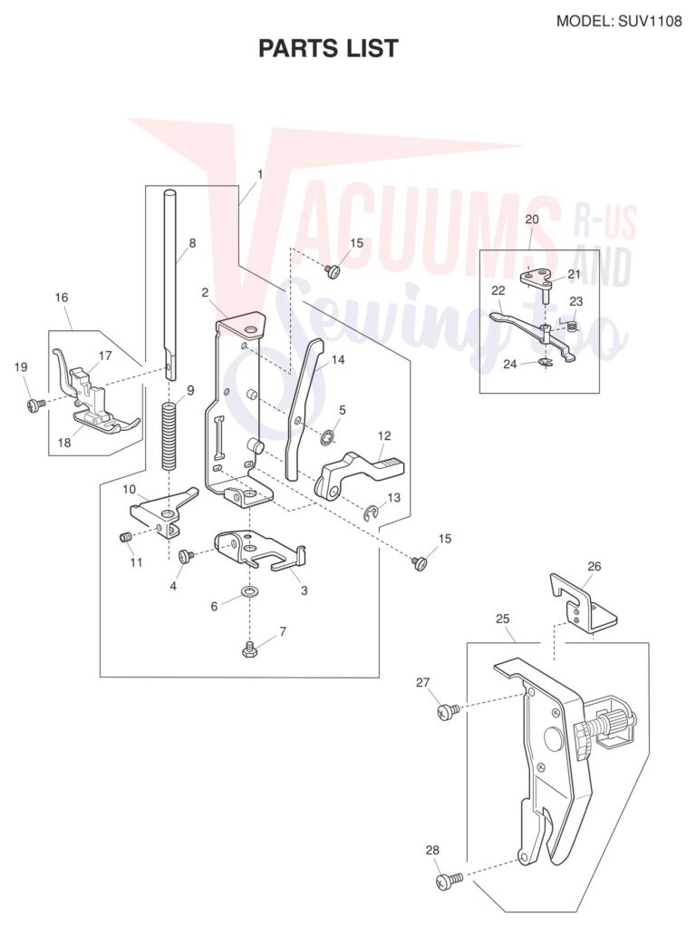 Janome SUV1108 V2 schematic page 2 preview