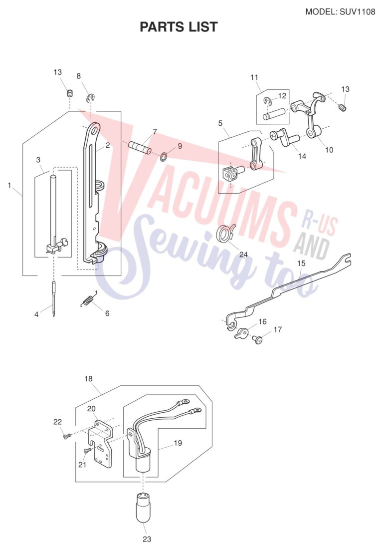 Janome SUV1108 V2 schematic page 3 preview
