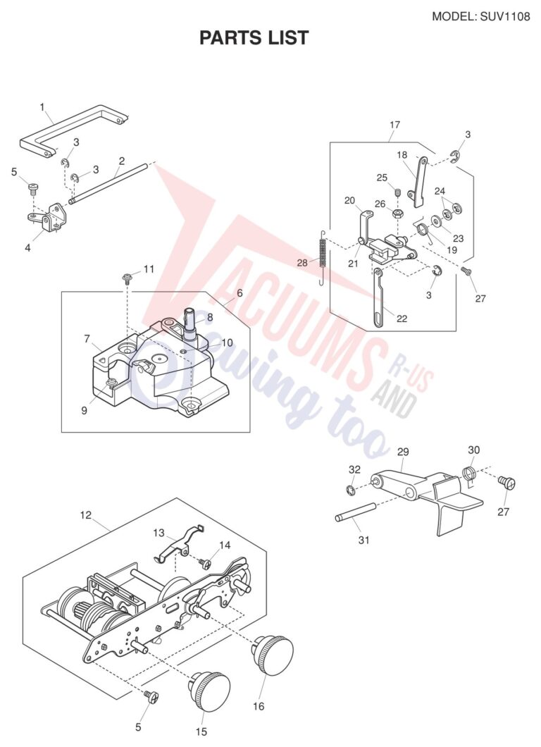 Janome SUV1108 V2 schematic page 5 preview