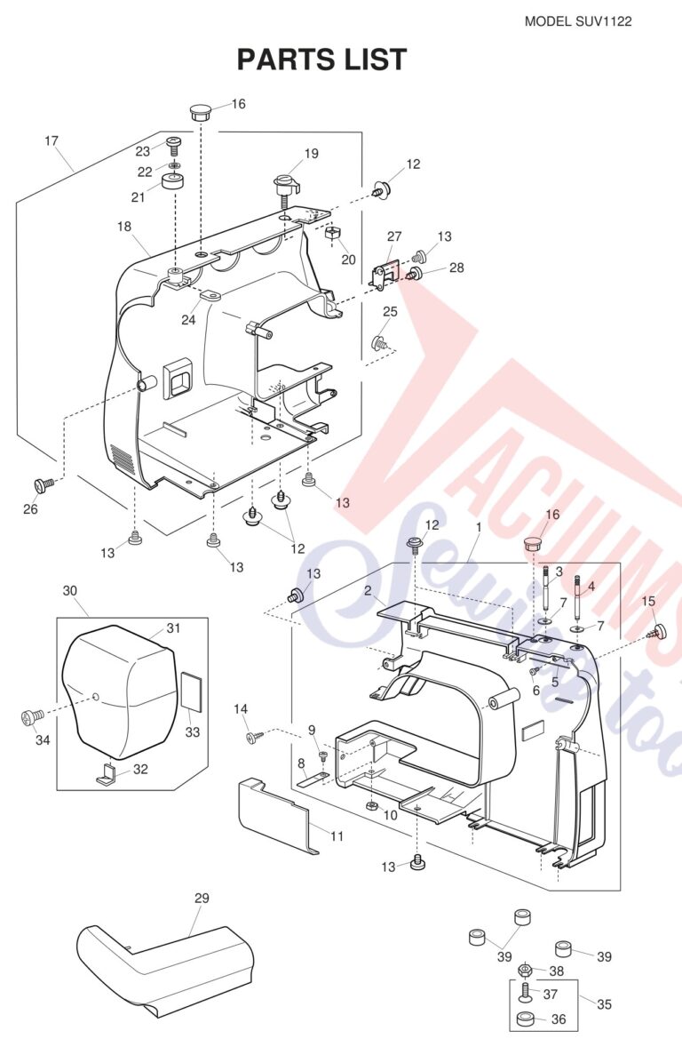 Janome SUV1122 schematic page 1 preview