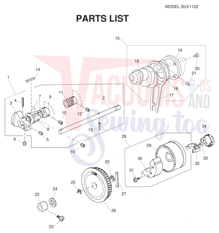 Janome SUV1122 schematic page 4 preview