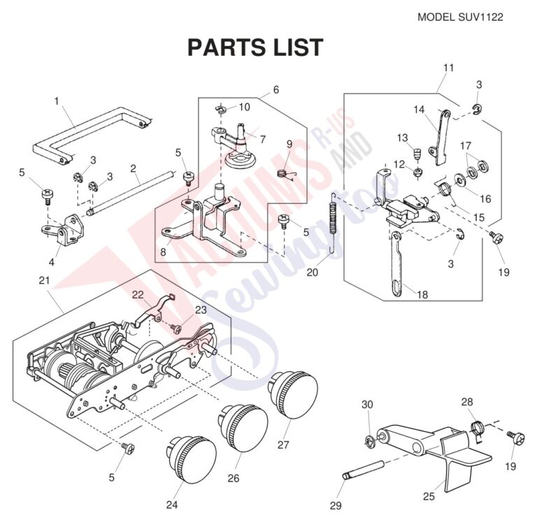 Janome SUV1122 schematic page 5 preview