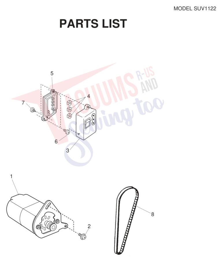 Janome SUV1122 schematic page 8 preview