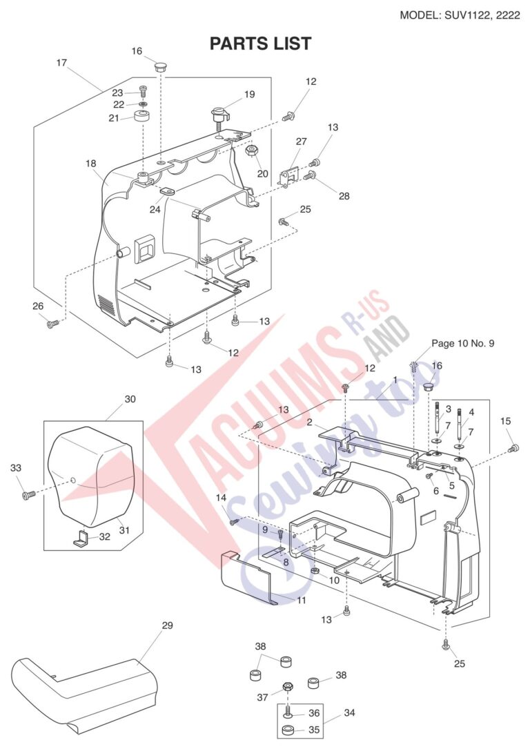 Janome 2222 schematic page 1 preview