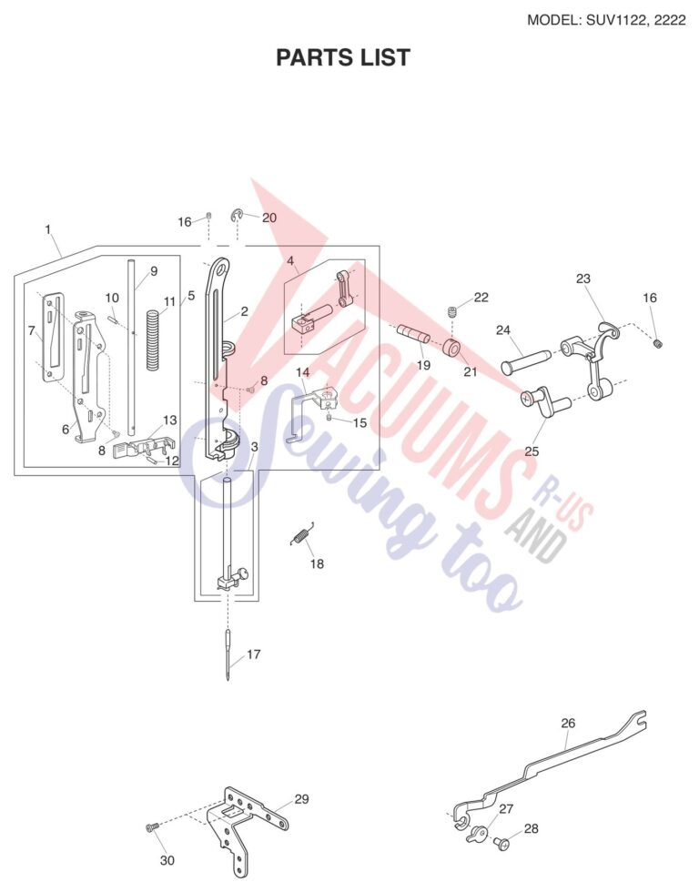 Janome 2222 schematic page 3 preview