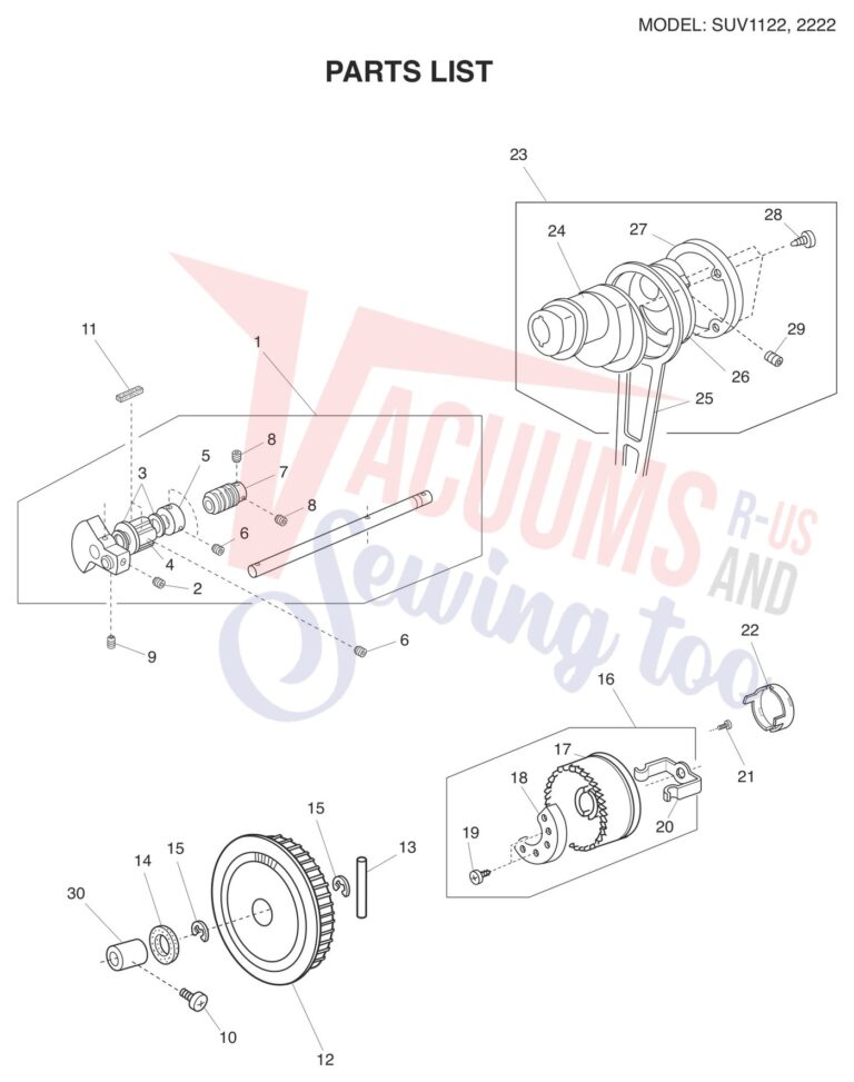 Janome 2222 schematic page 4 preview