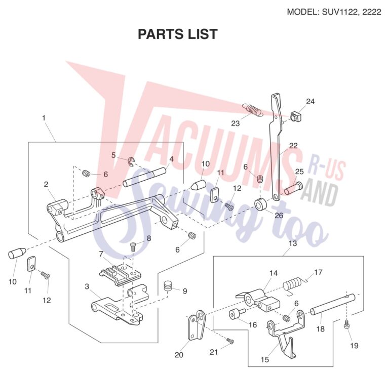 Janome 2222 schematic page 7 preview