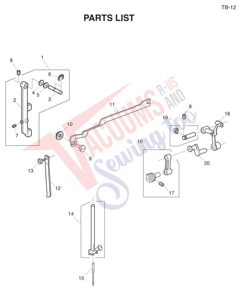 Janome TB12 schematic page 3 preview