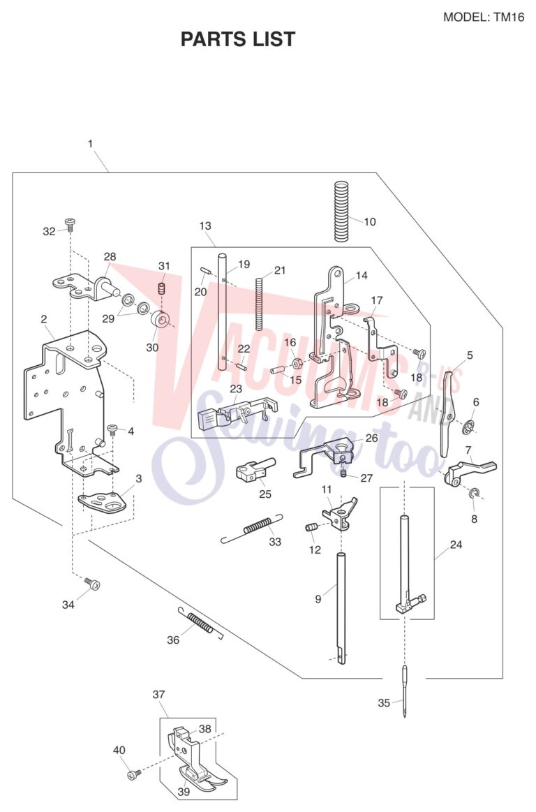 Janome tm16 schematic page 2 preview