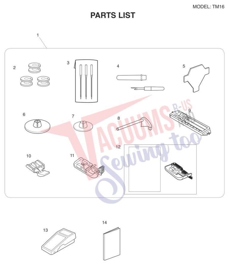 Janome tm16 schematic page 8 preview