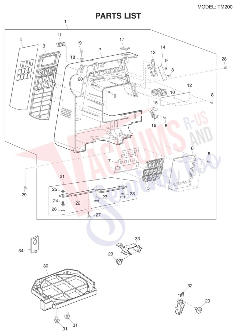 Janome TM200 schematic page 6 preview
