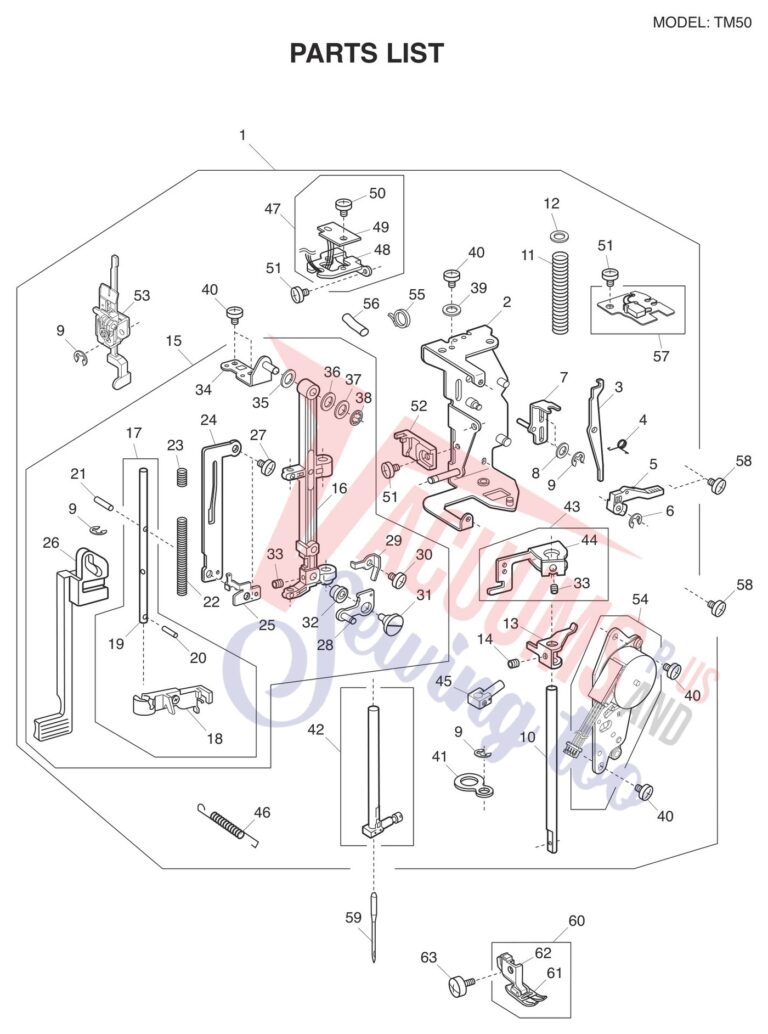 Janome TM50 schematic page 2 preview