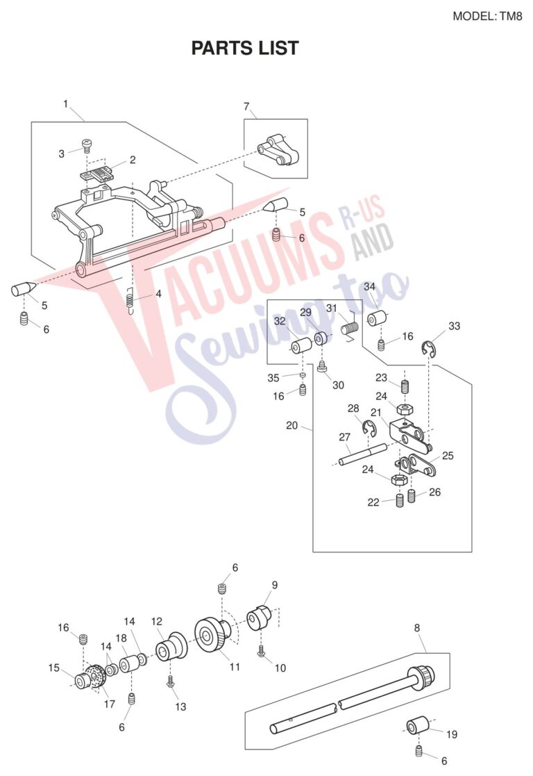 Necchi TM8 schematic page 5 preview