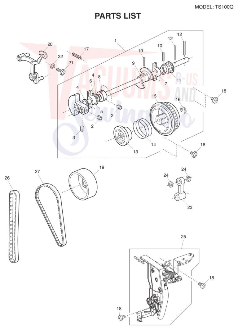 Janome TS100Q schematic page 1 preview