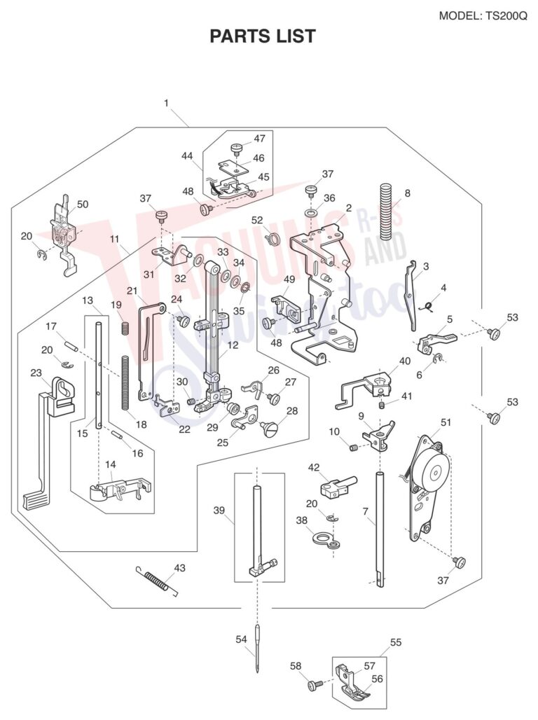 Janome TS200Q schematic page 2 preview