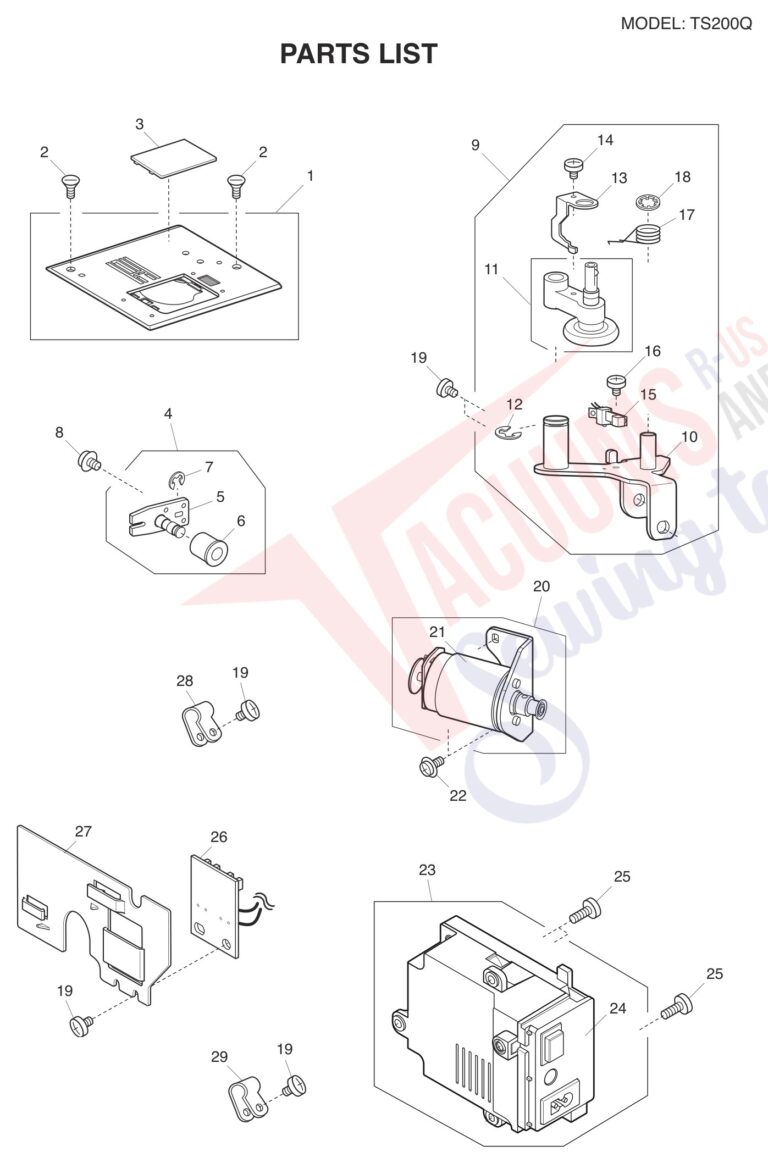Janome TS200Q schematic page 4 preview