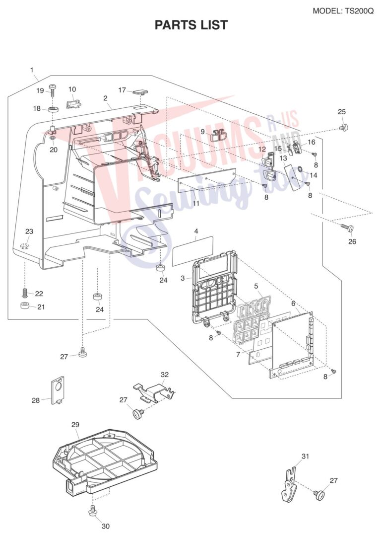 Janome TS200Q schematic page 6 preview
