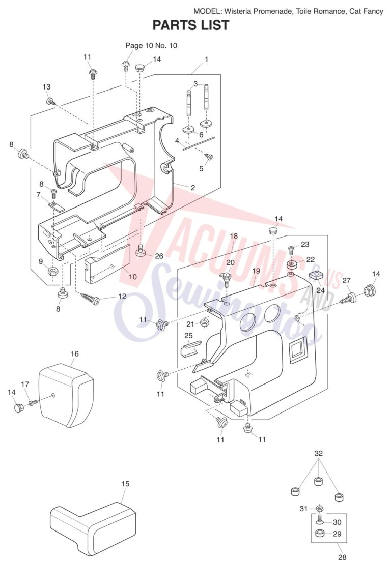 Janome Cat Fancy schematic page 1 preview