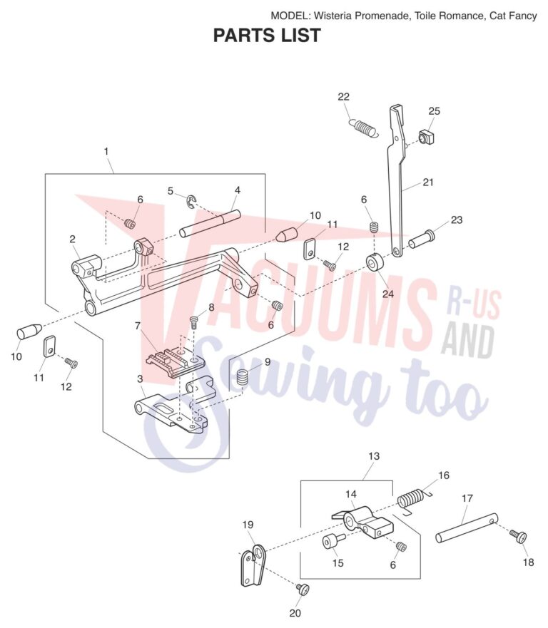 Janome Cat Fancy schematic page 7 preview